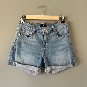 7 for All Mankind Mid Roll Shorts